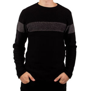 NETWORK BLACK, DIM GRAY SWEATER | MENS SIZE L